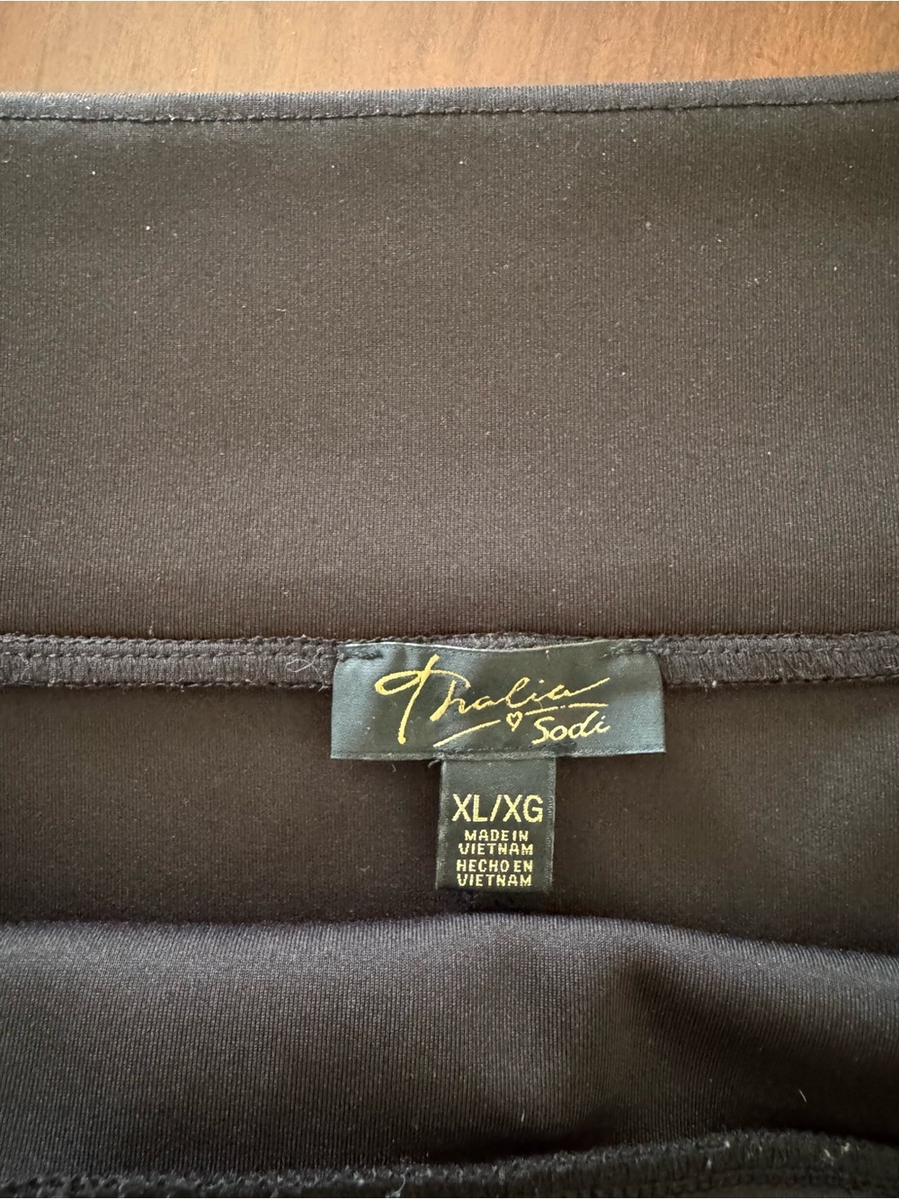 Thalia Sodi Black Pencil Skirt with Gold Heart Accent - Picture 3 of 6